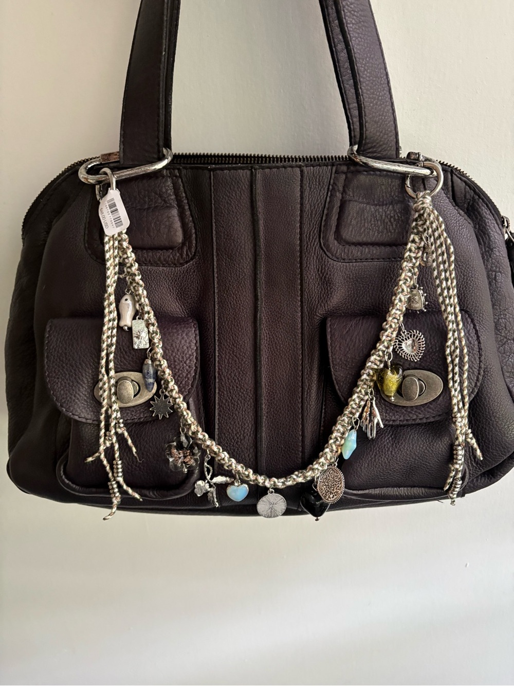 Free People Friendship Swag Charm🔥brown/green• New with tags.